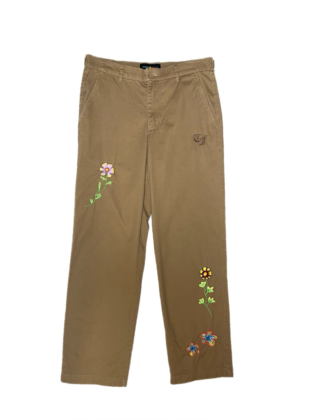 Like New: Men’s Teddy Fresh Embroidered Khaki Pants
